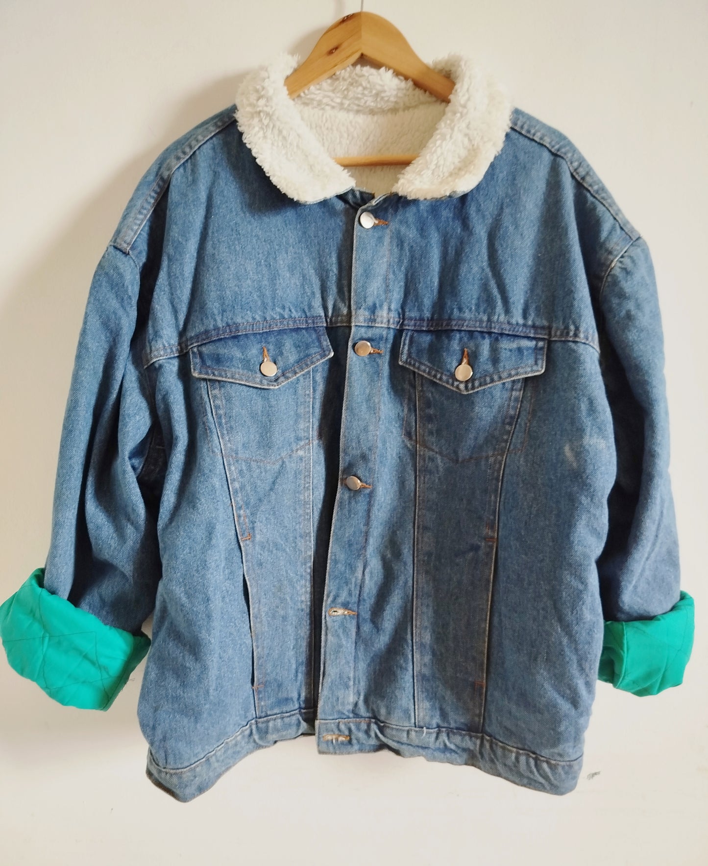 Bomber jeans imbottito