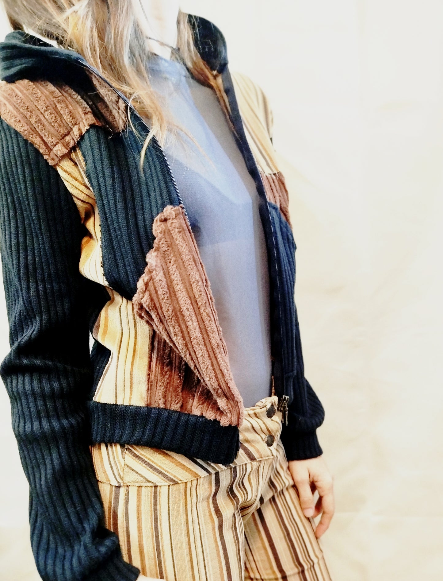 Maglione con zip anni 2000