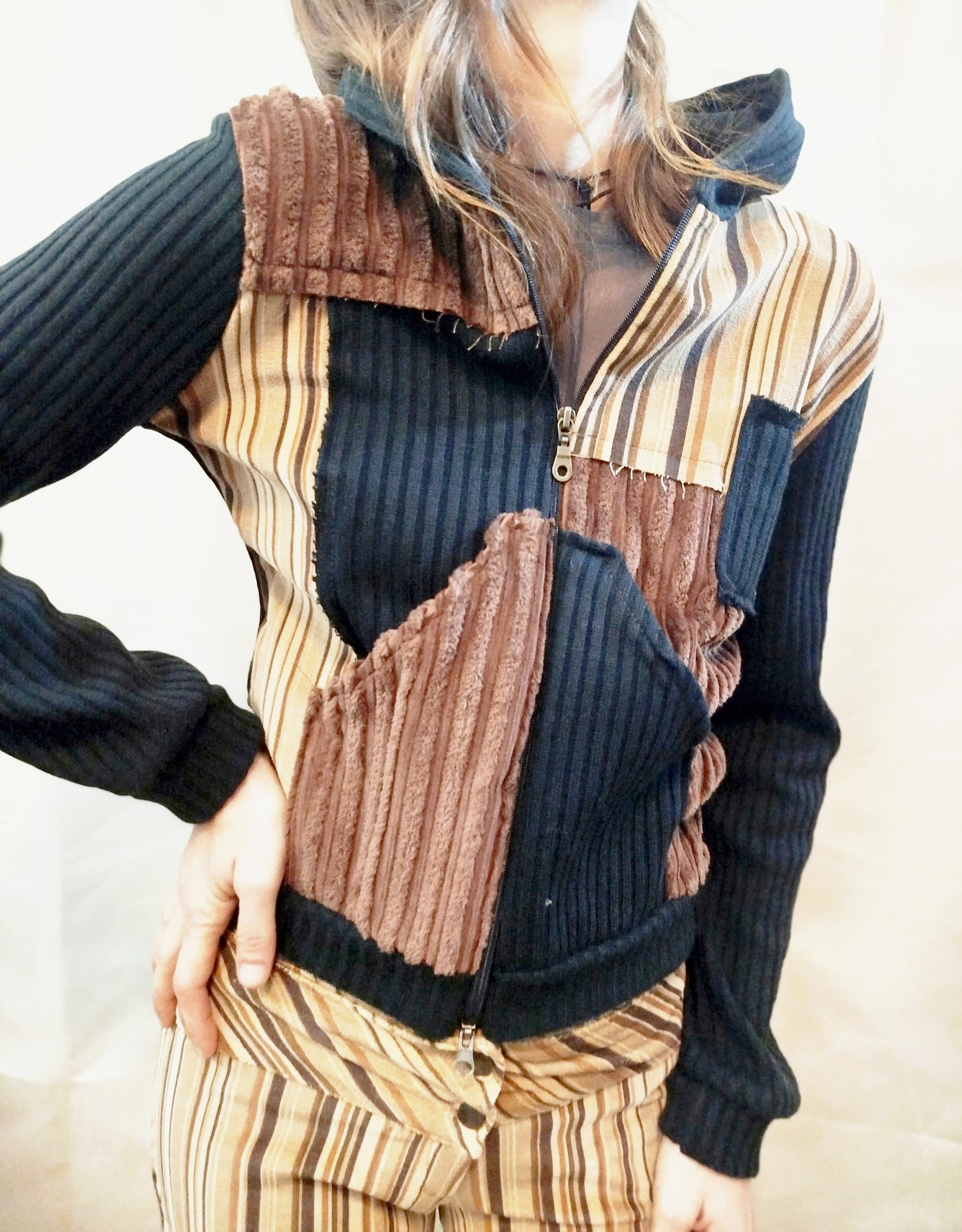 Maglione con zip anni 2000