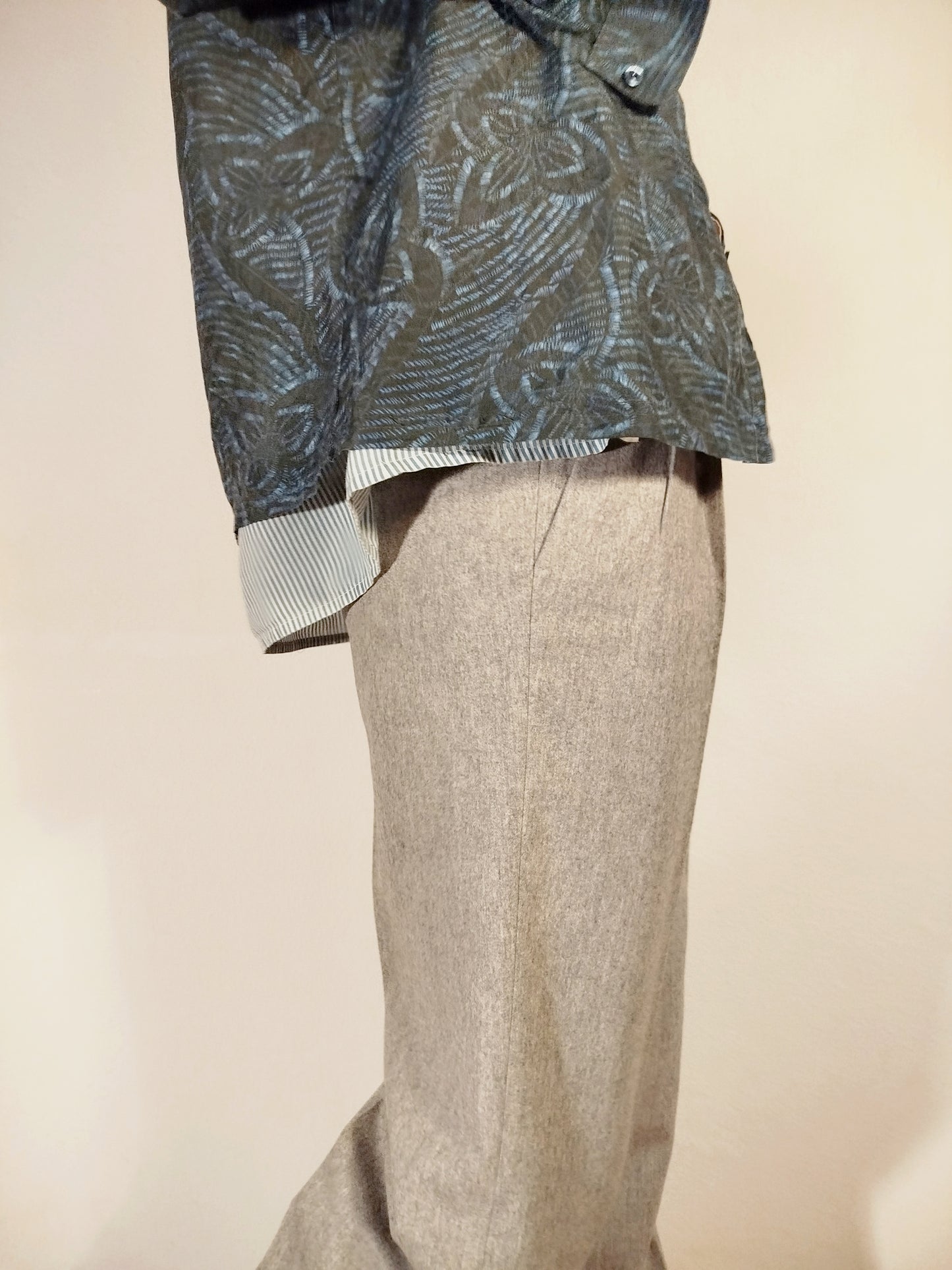 Pantaloni sartoriali grigio chiaro