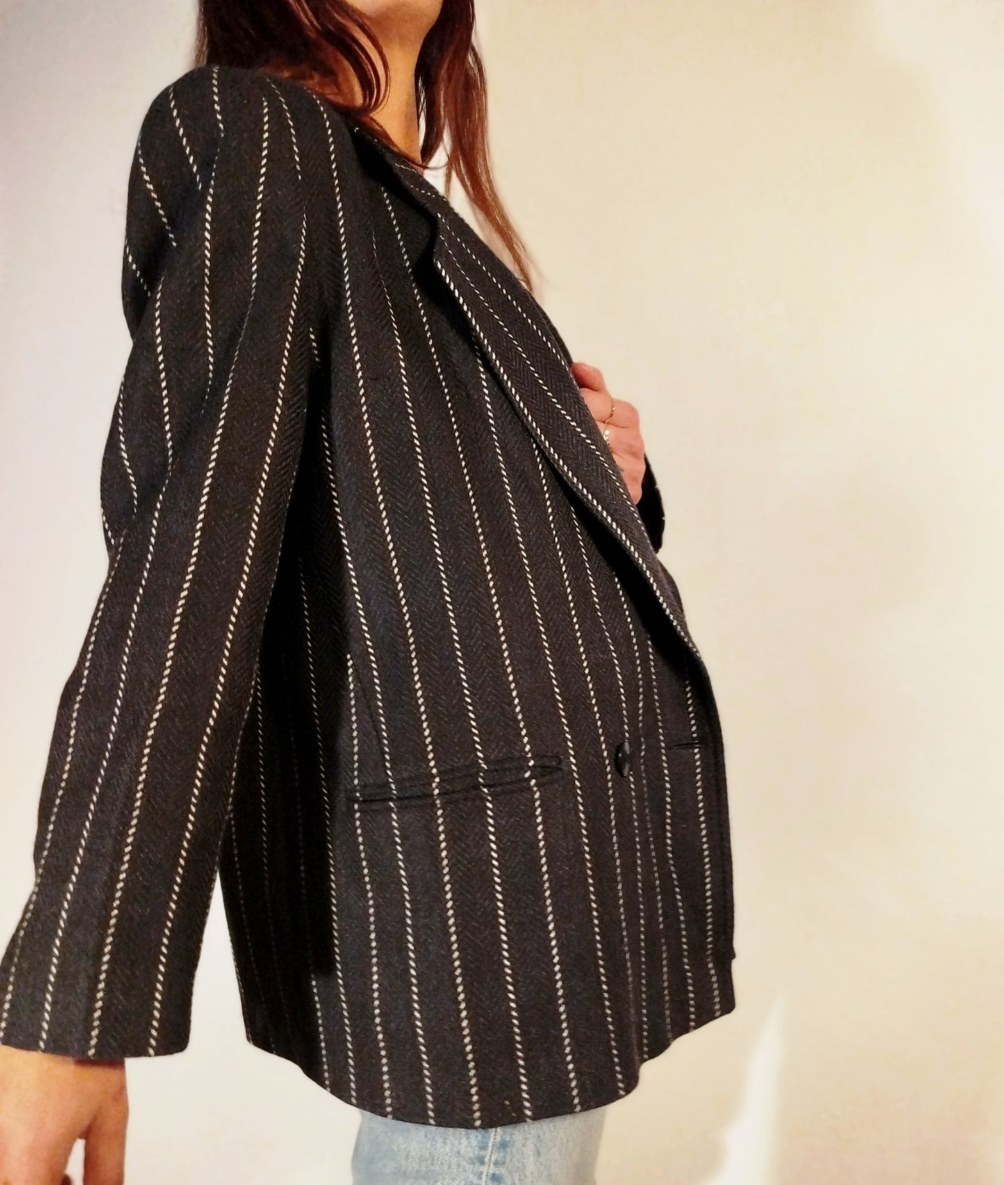 Blazer doppiopetto gessato